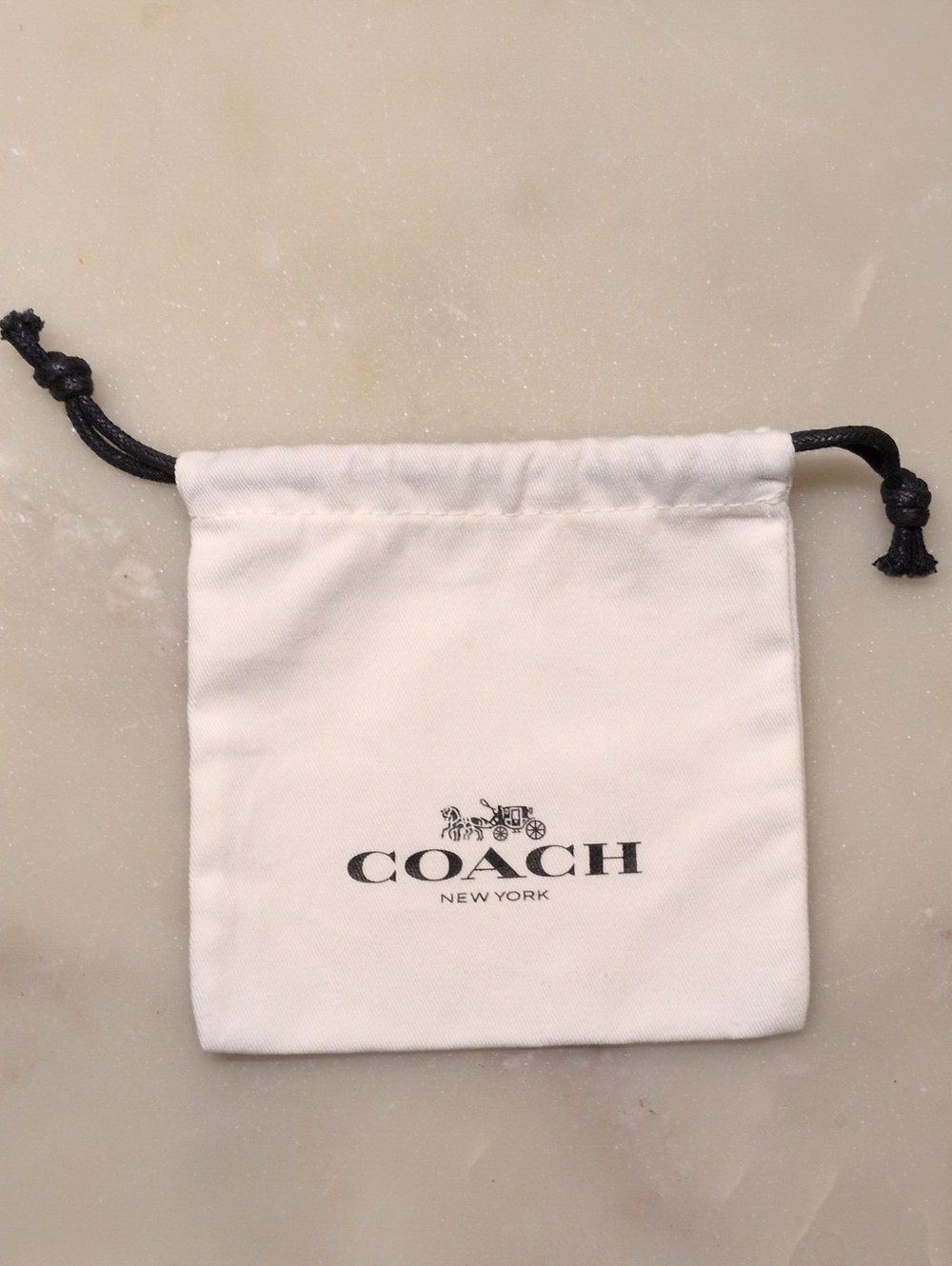 NEW! COACH Jewelry Drawstring Pouch / Dust Bag